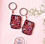 One day at a time acrylic keychain