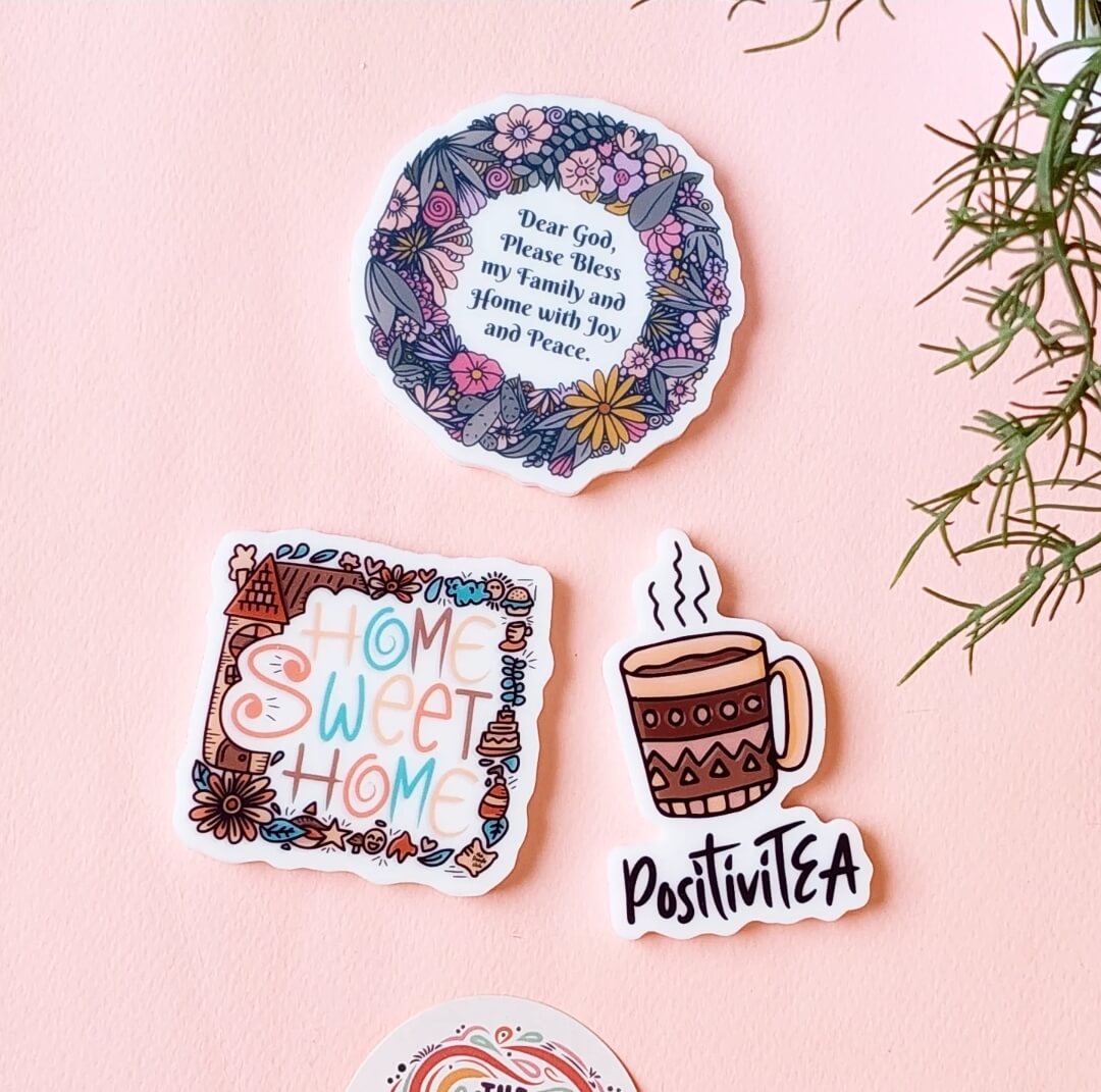 Set of 3 Acrylic Magnets