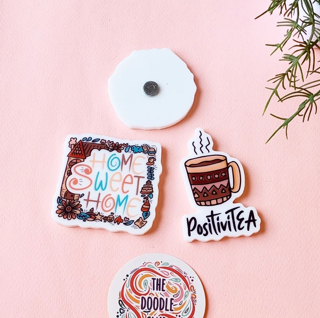 Set of 3 Acrylic Magnets