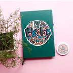 Pakistan Doodle Emerald Green Journal