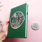 Pakistan Doodle Emerald Green Journal