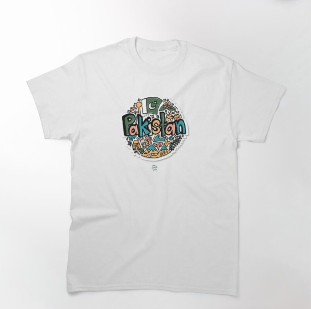 Pakistan Doodle Tshirt (Pre-paid)