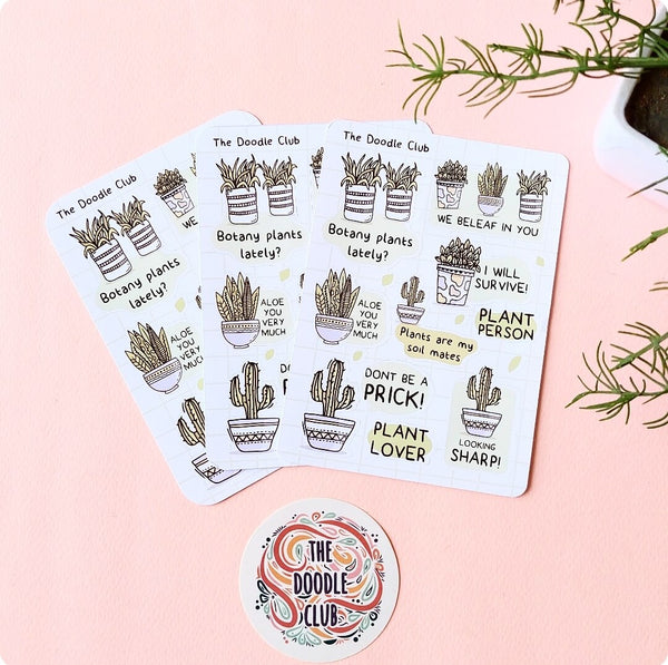 Plant Lover Sticker Sheet