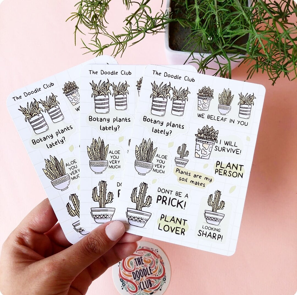 Plant Lover Sticker Sheet