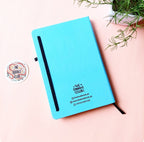 Minimalistic Paper Airplane - Sky Blue Journal