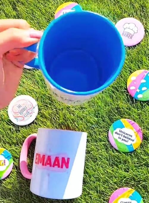 Pink or Blue Named Mug (Pre-paid)