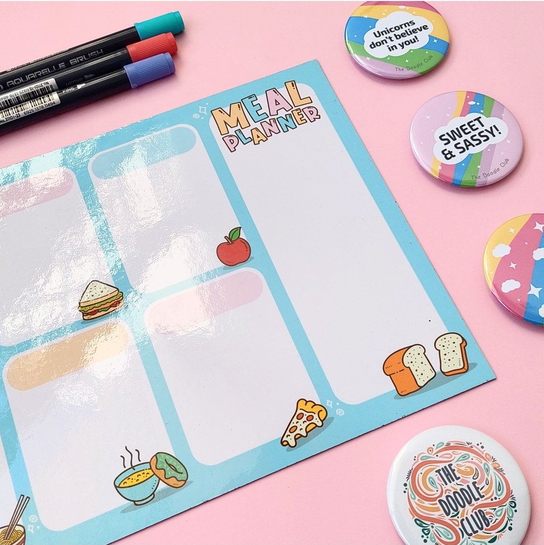 Magnetic Meal Planner A4