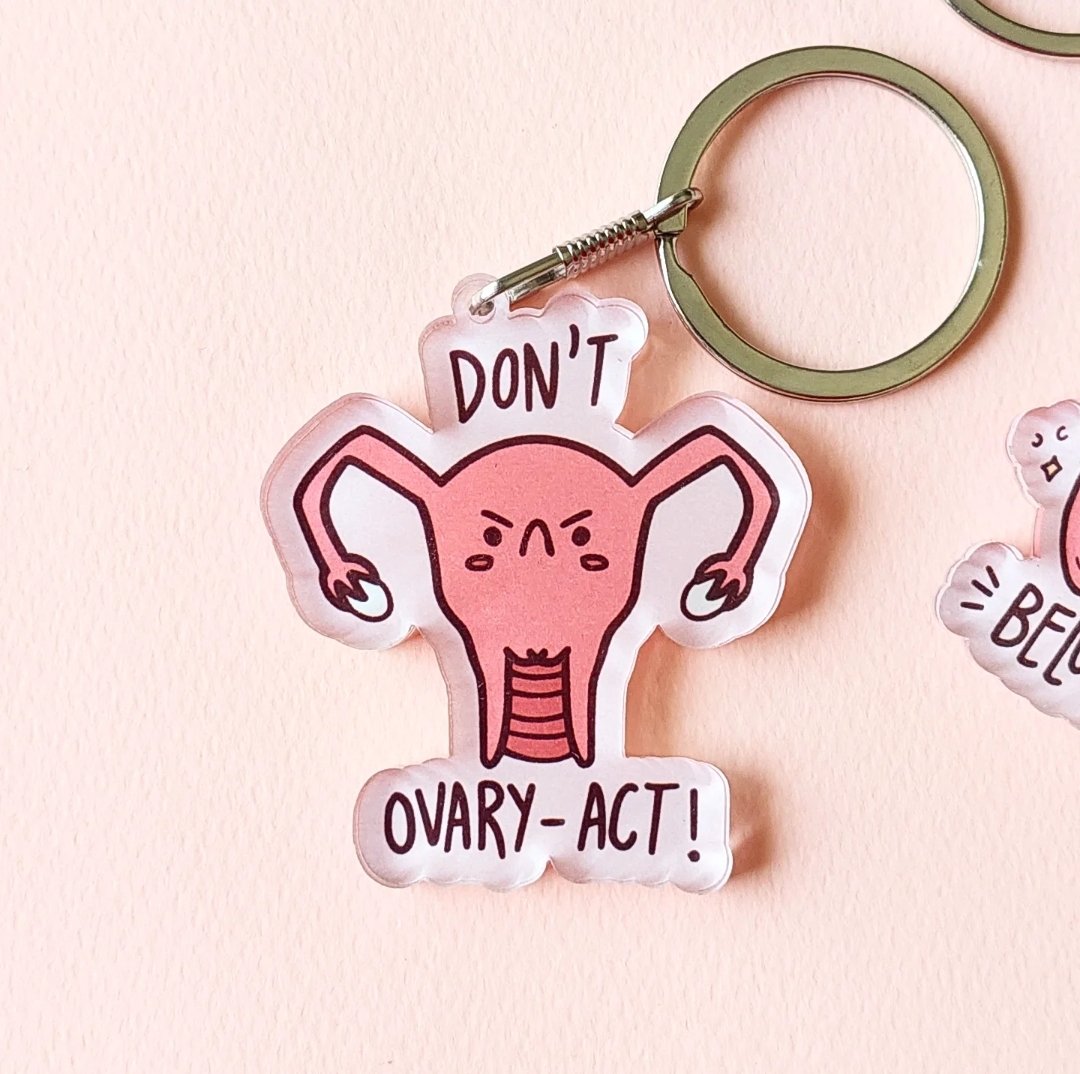 Minor Fault - Don't Ovary-Act Acrylic keychain