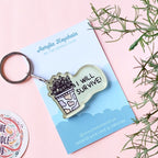 I Will Survive Plant Acrylic Keychain