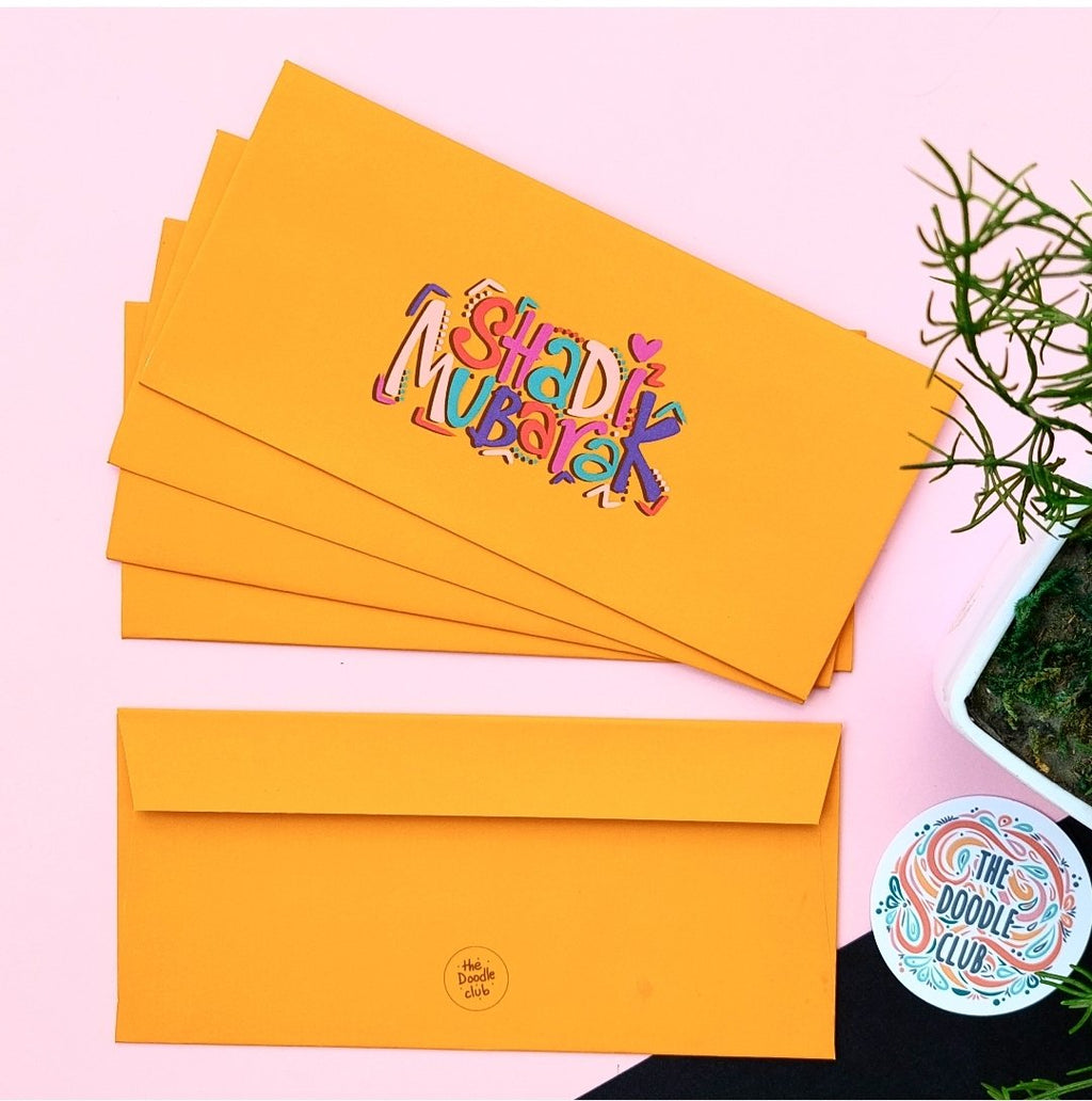 Shadi Mubarak - Mustard Yellow Envelopes