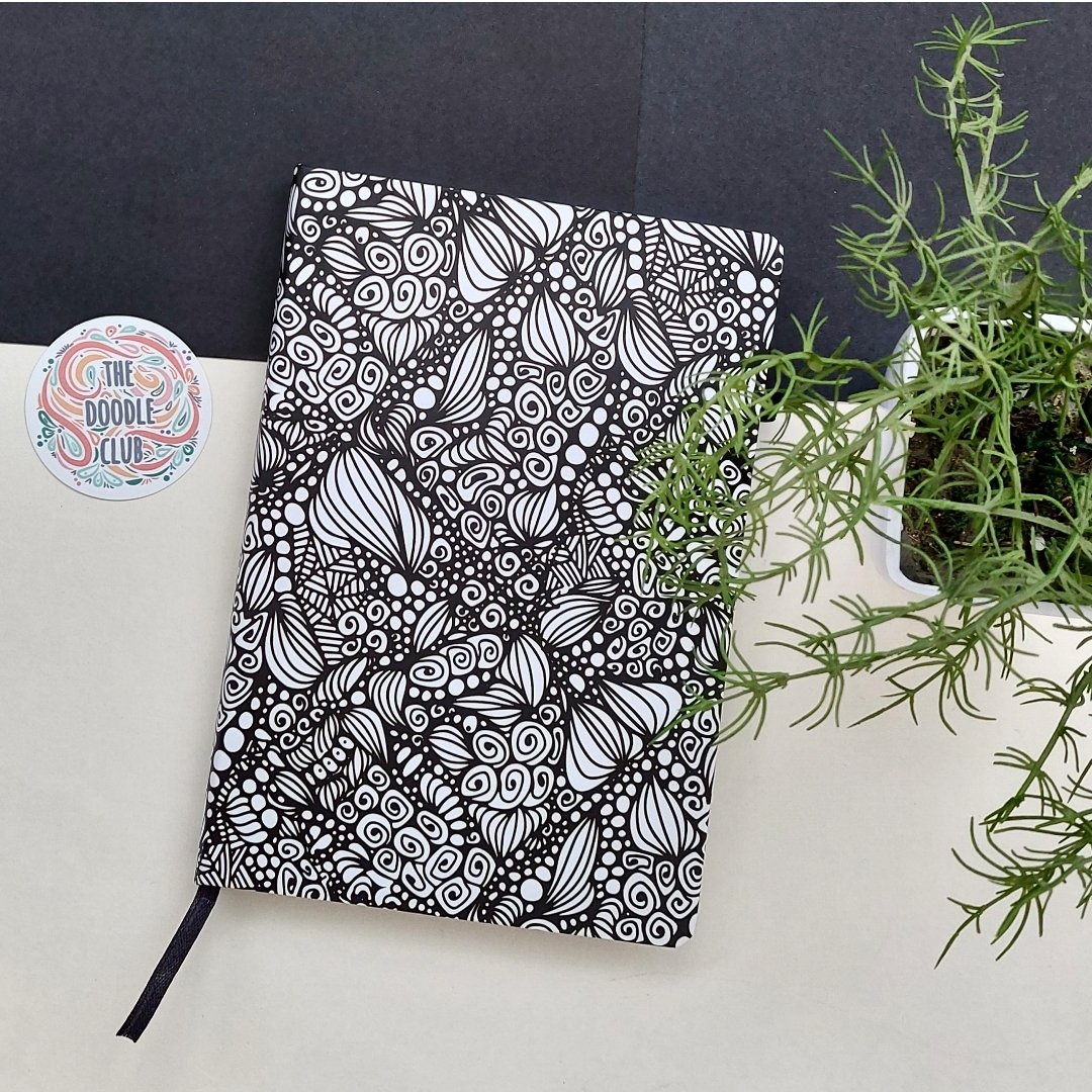 Monochrome Doodle Journal