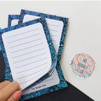 Ocean Hues Doodle Memo Pad