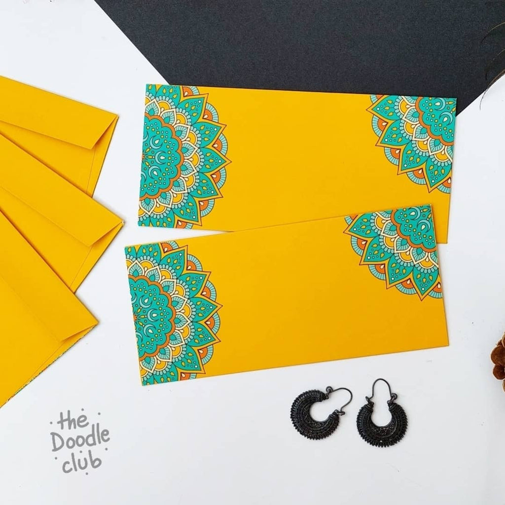 Ornate Yellow Envelopes
