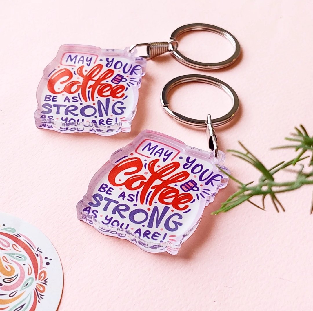 Set of 2 Inspiration Acrylic Keychain