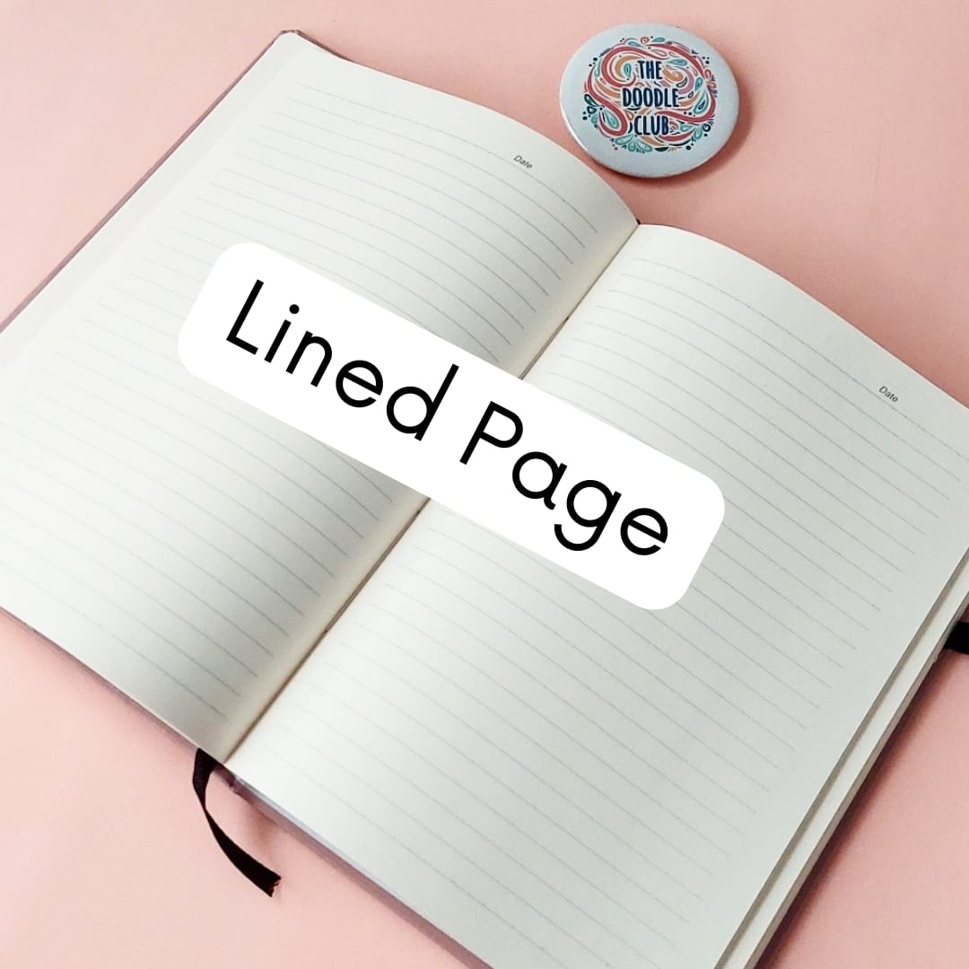 Monochrome Doodle Journal