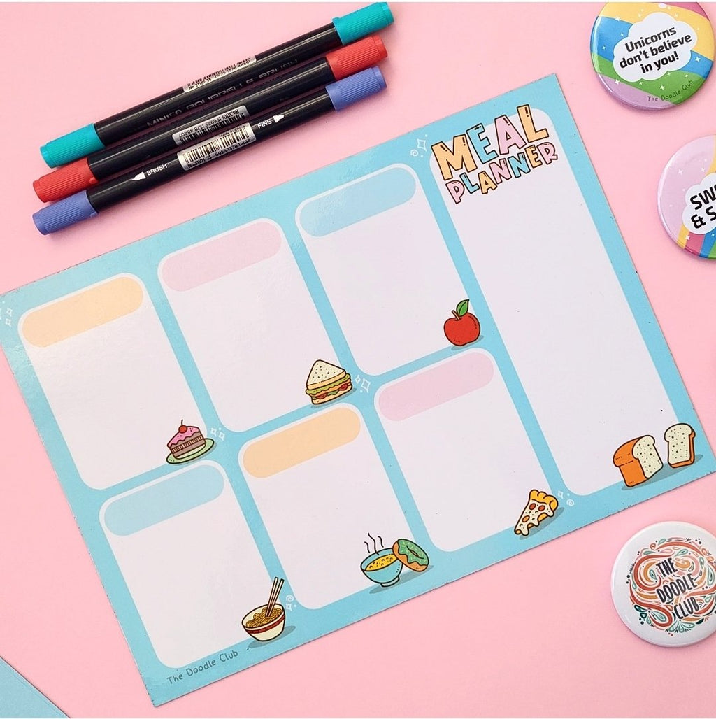 Magnetic Meal Planner A4