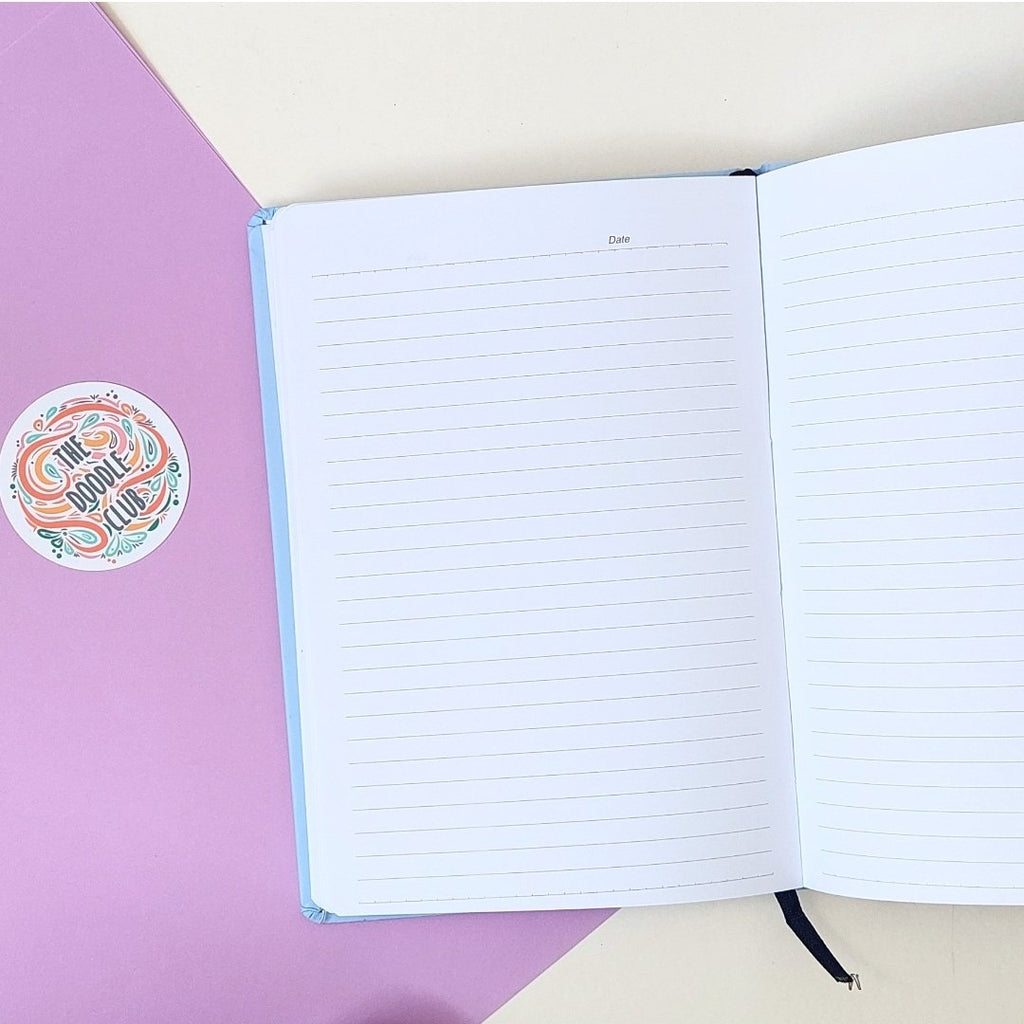 Sky Blue Karachi Doodle Journal