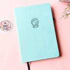 Minimalistic Magic Glass Ball Mint Journal