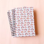 Rainbow Boho Off-White A5 Spiral Journal