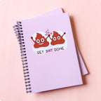 Get Shit Done A5 Spiral Notebook