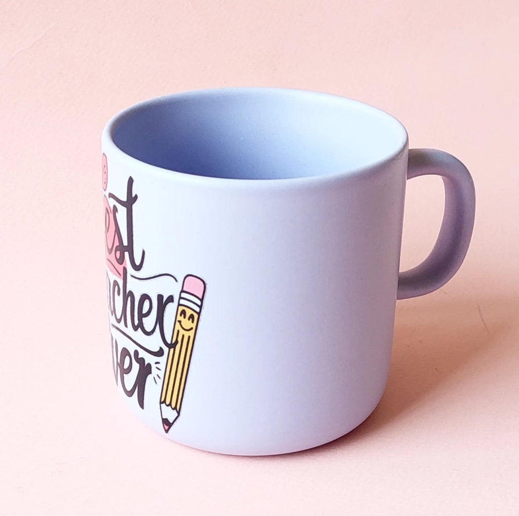 Best Teacher Purple Mug