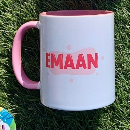Pink or Blue Named Mug (Pre-paid)