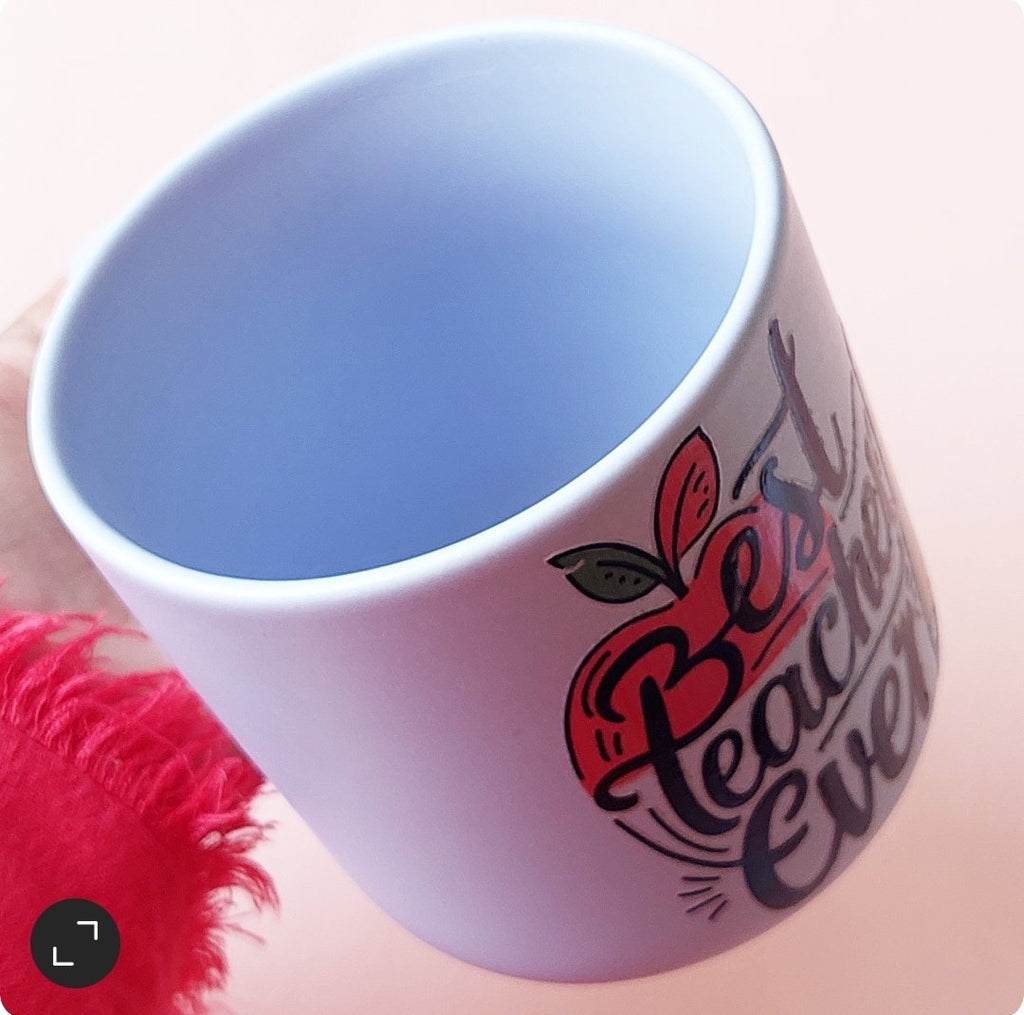 Best Teacher Purple Mug