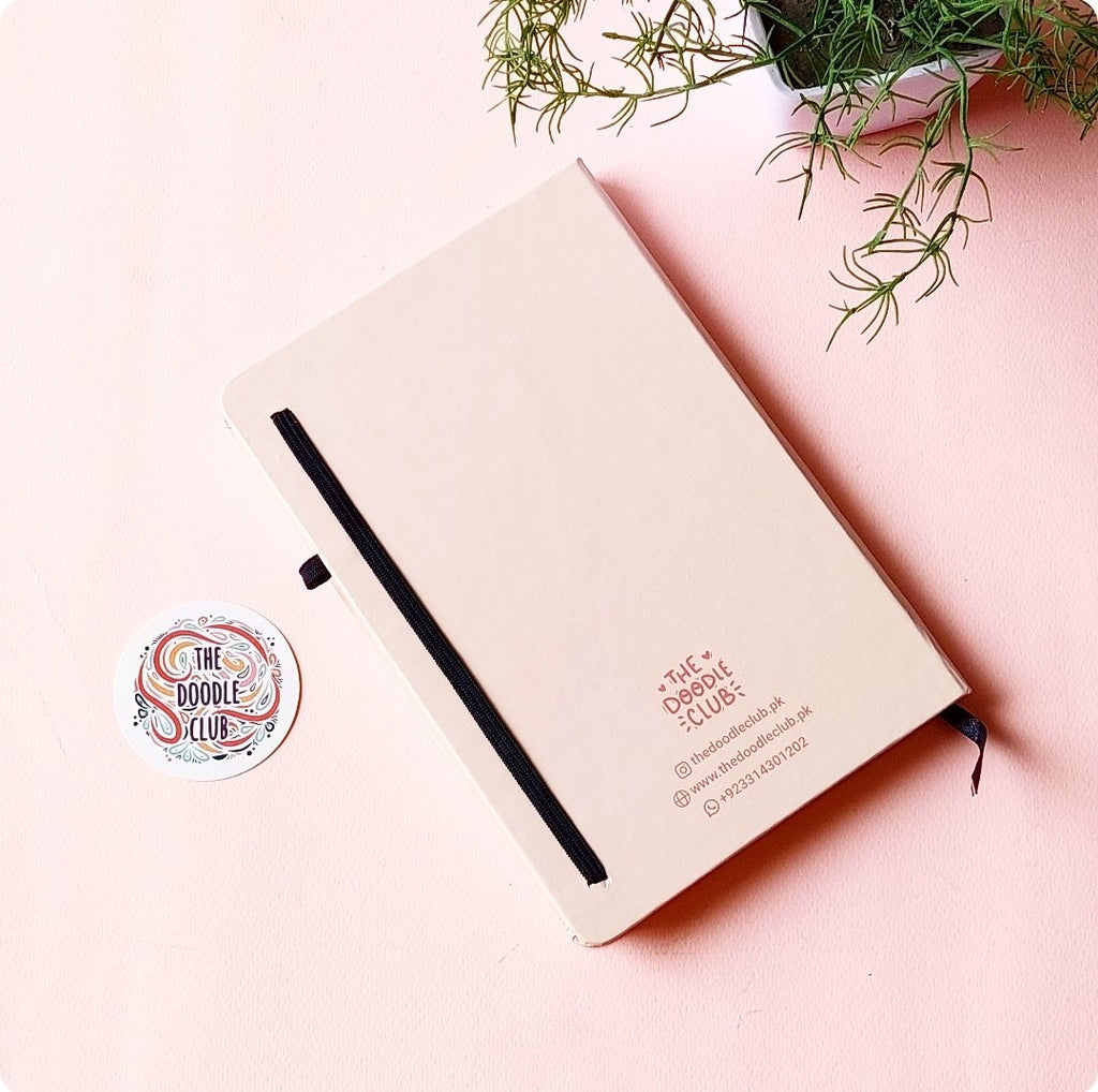 Minimalistic Moth - Pastel pink Journal