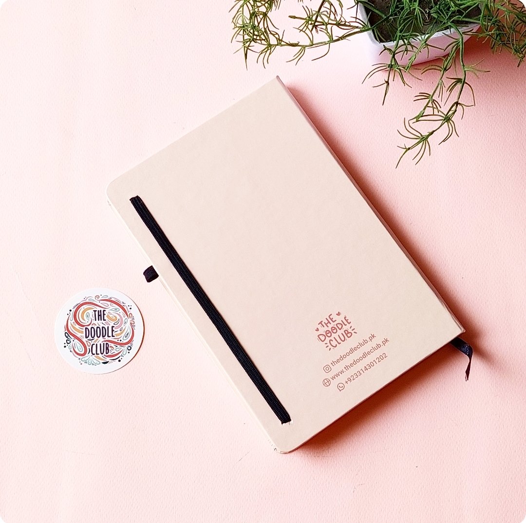 Minimalistic Moth - Pastel pink Journal