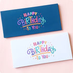 Happy Birthday Envelopes