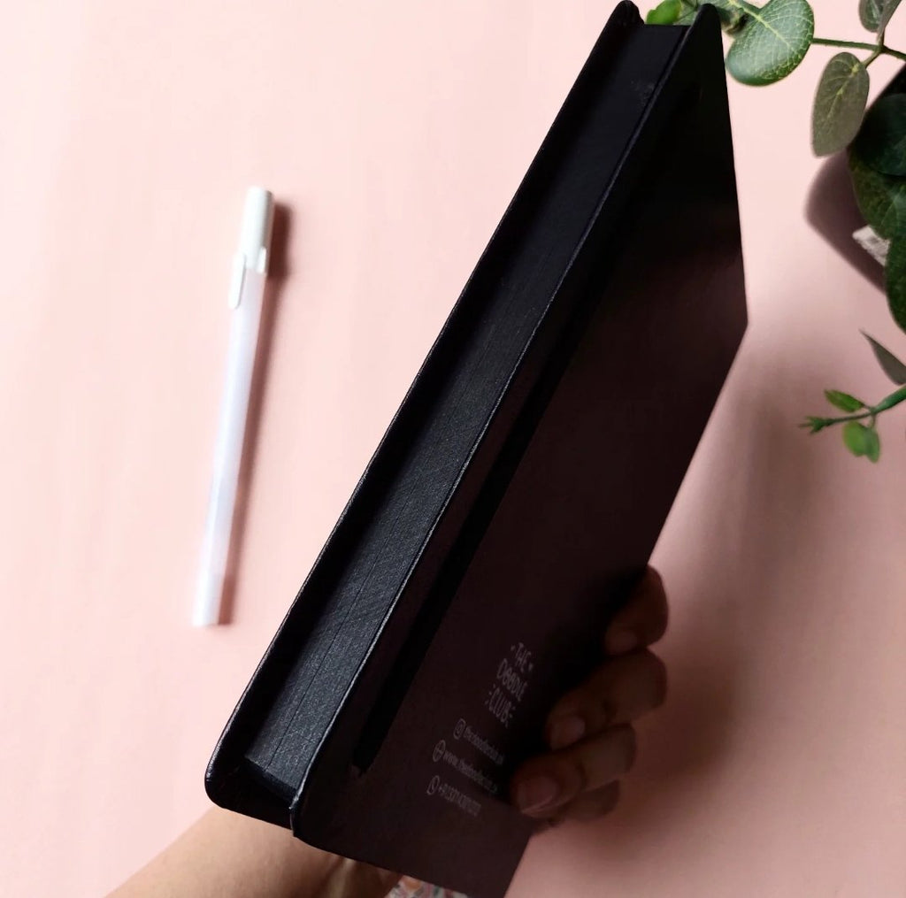 Bunny Bloom Black Paper Journal