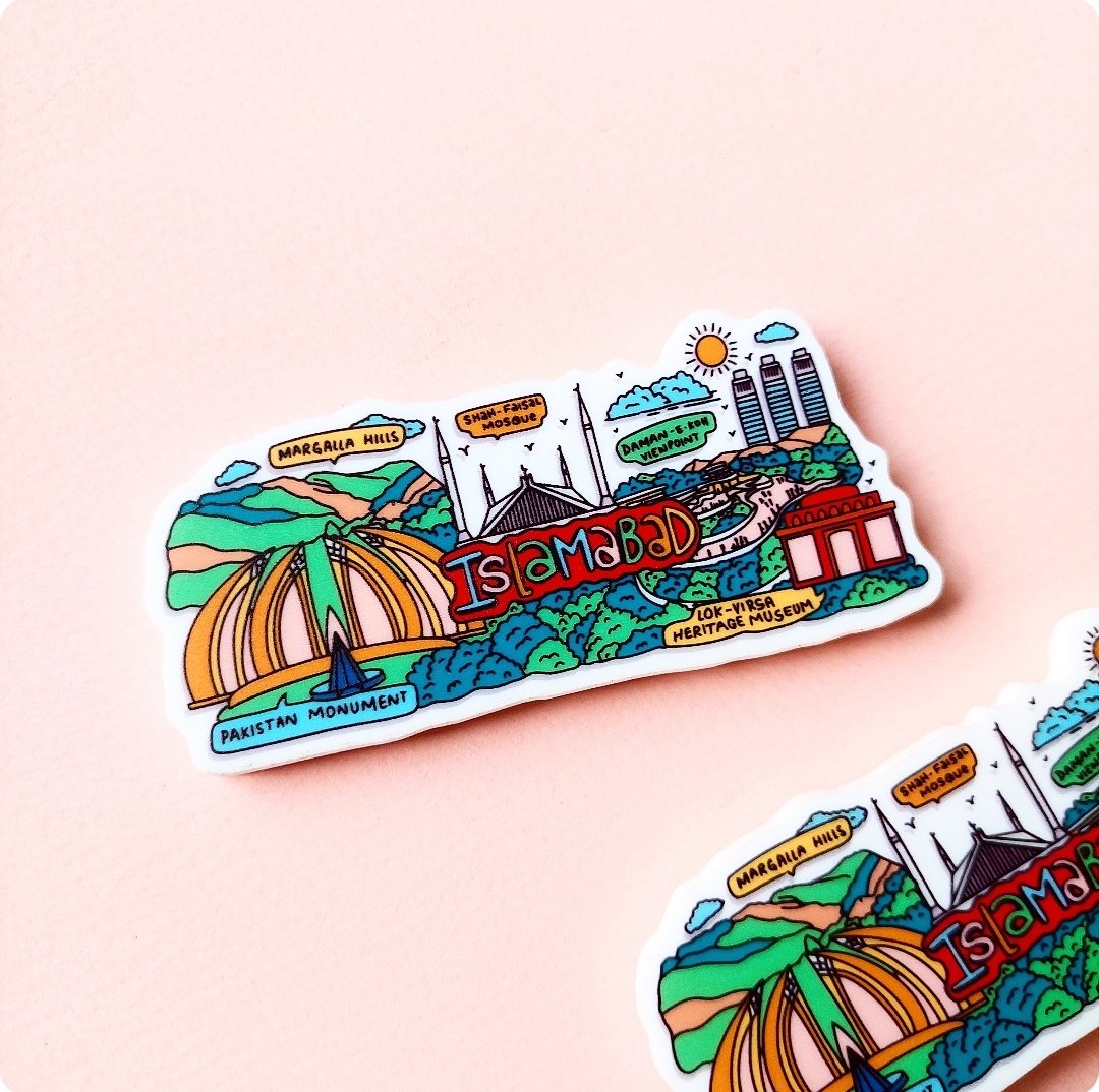 Islamabad Acrylic Magnet