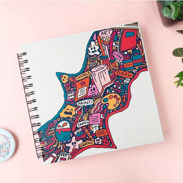 Art Blast Offwhite Sketchbook