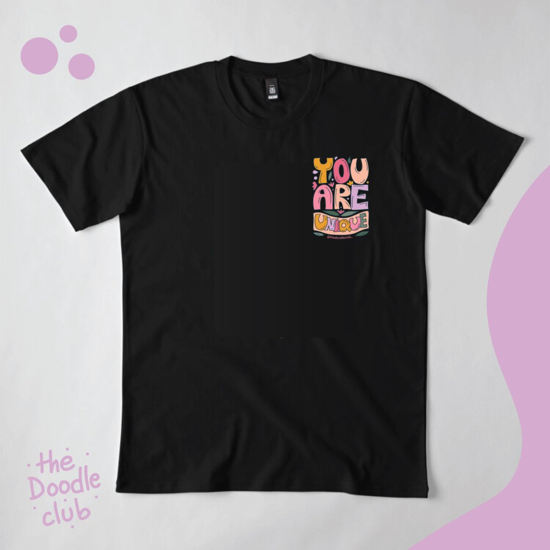 You are unique pocket print tshirt (Pre-paid)