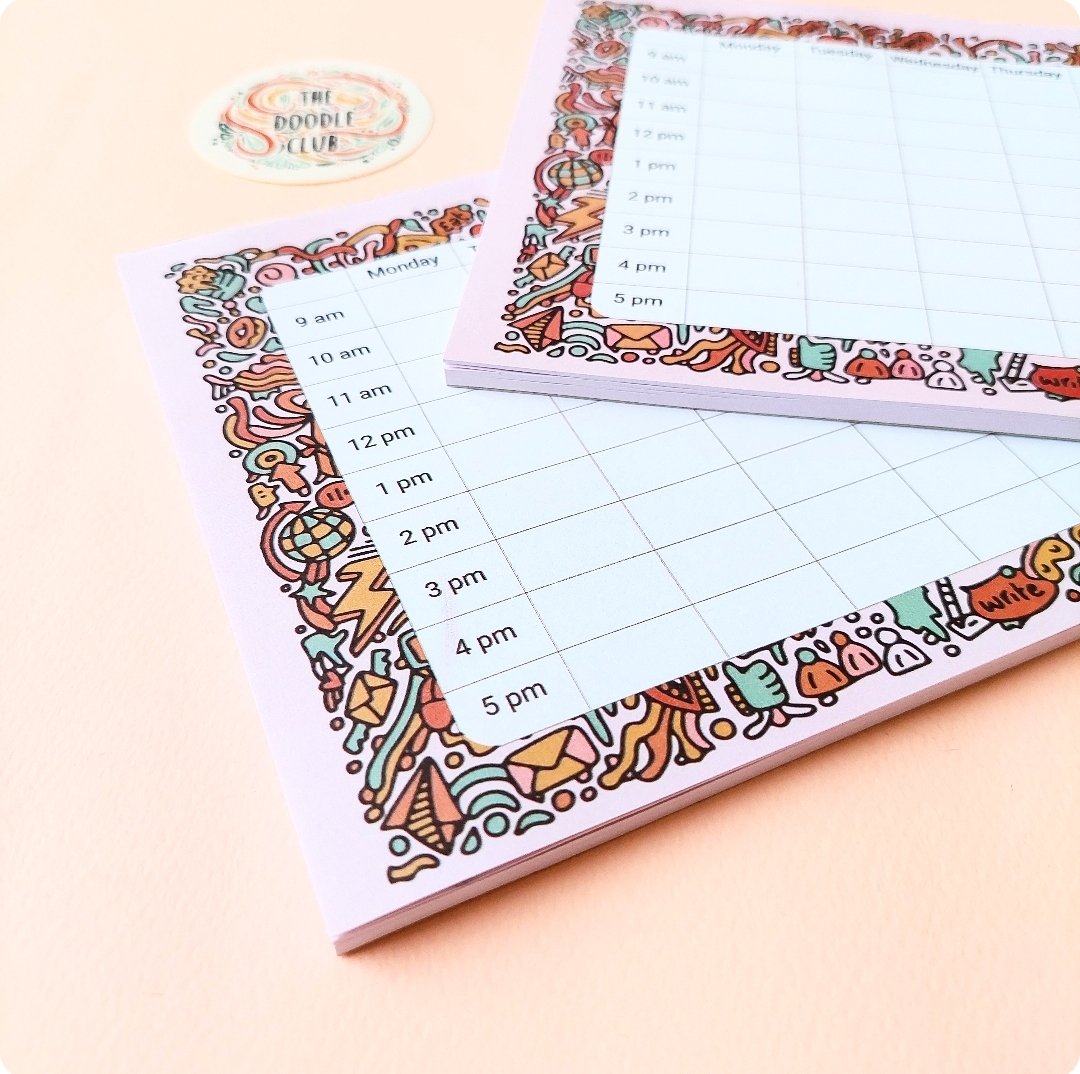 A5 Weekly Agenda Planner