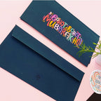Bohot Bohot Mubarak Navy Envelopes