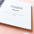 The Doodle Sketchbook - Pink