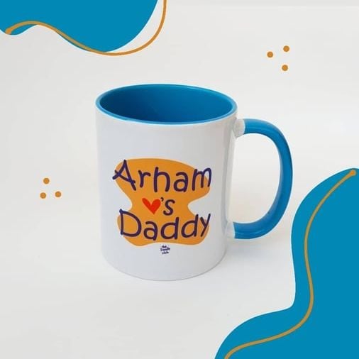 Baby Loves Daddy Named Mug (Pre-paid)