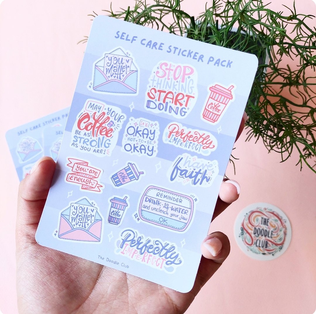 Self Care Sticker Sheet