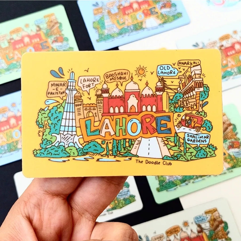 Lahore Doodle Magnet - Mustard Yellow