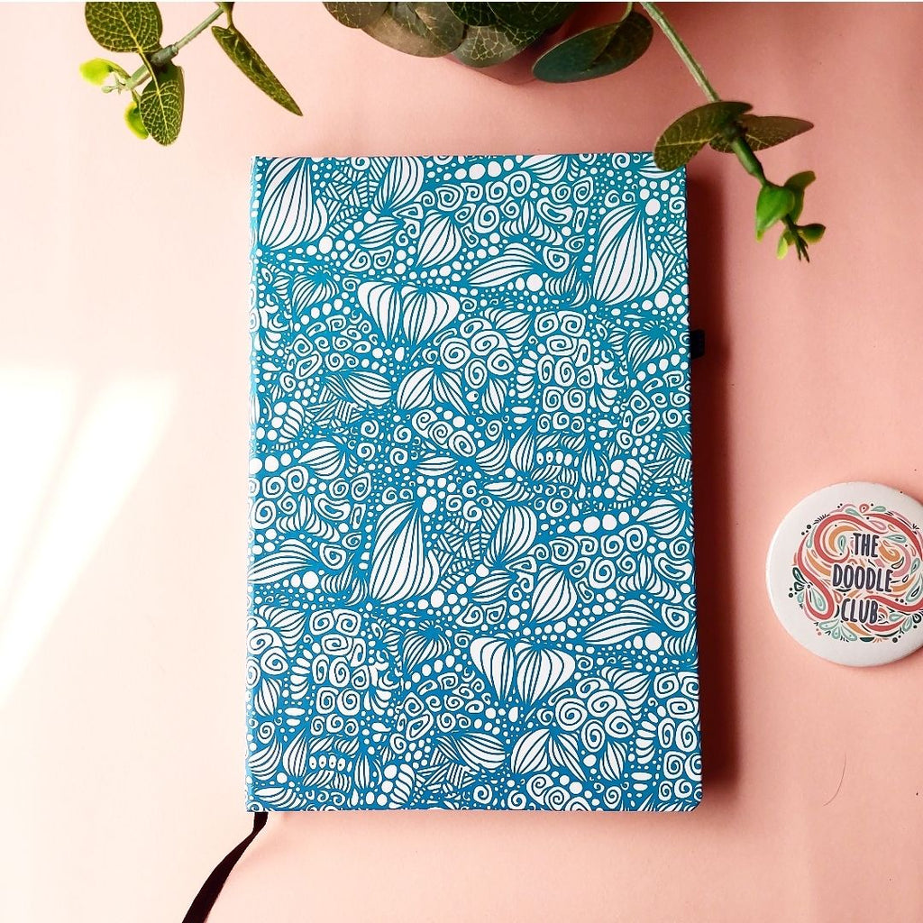 Sky blue Doodle Journal