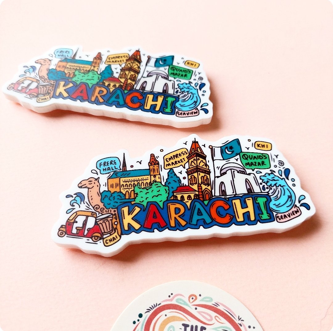 Karachi Acrylic Magnet
