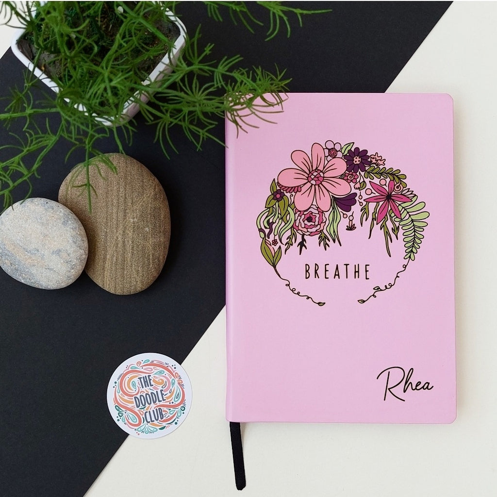 Breathe Named Journal - Powder Pink (Pre-paid)