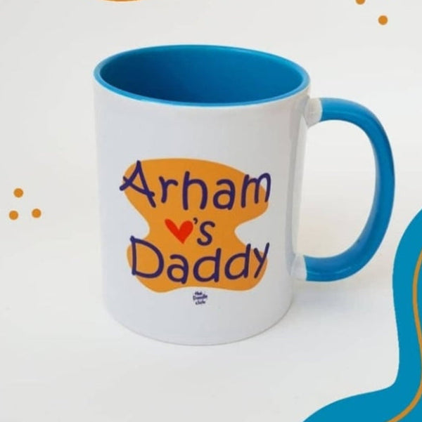 Baby Loves Daddy Named Mug (Pre-paid)