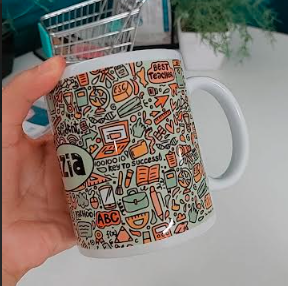 Doodled Teacher Named Mugs (Pre-paid)