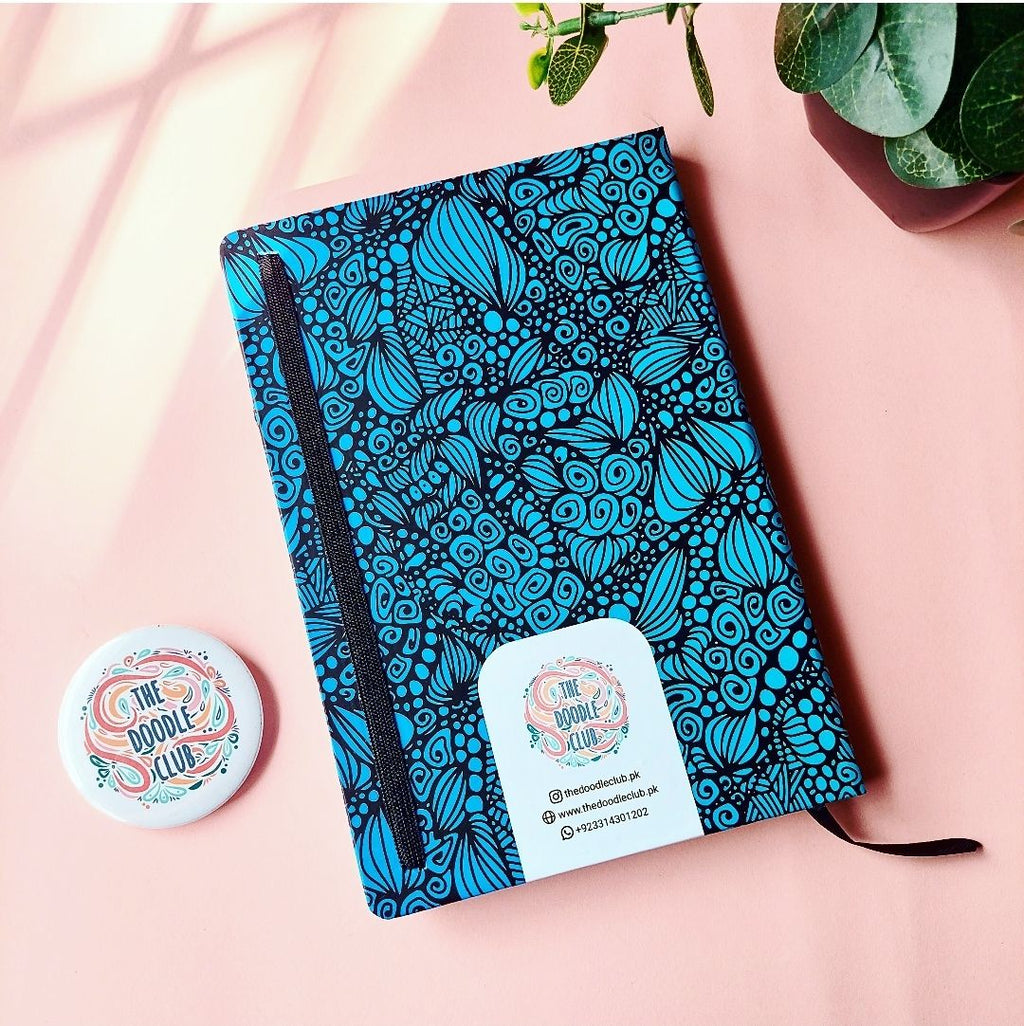 Don't let anyone dull your sparkle - Blue Gradient Journal