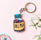 Chill Pills Acrylic Keychain