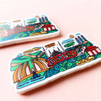 Set of 3 Acrylic Fridge Magnets