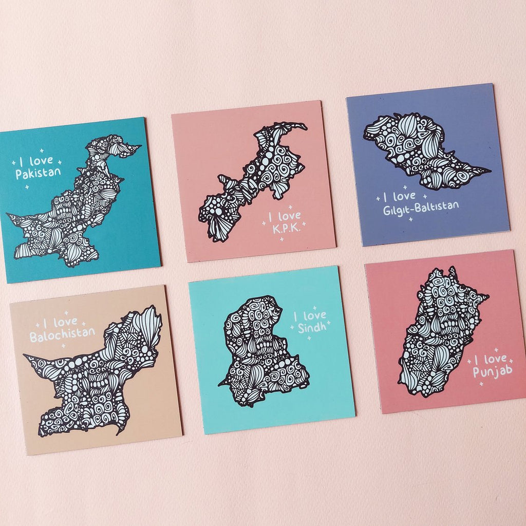 I love KPK' Doodle - Fridge Magnet