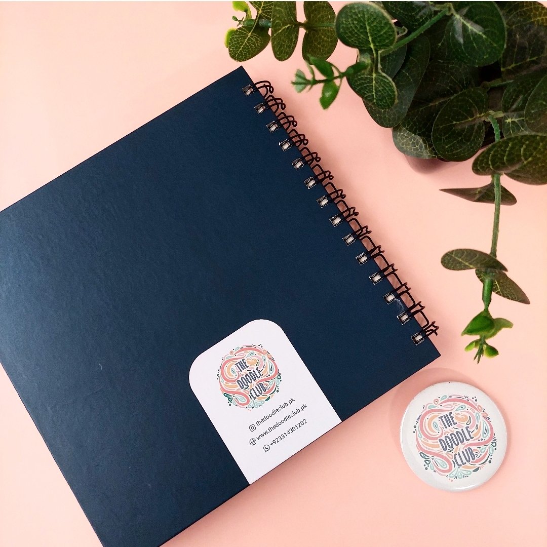 Art Blast - Dark Blue/Grey Sketchbook